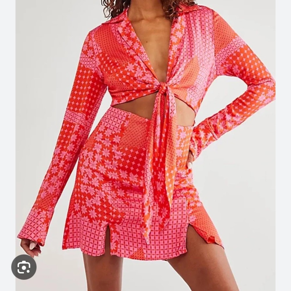 NWOT free people miki mini dress